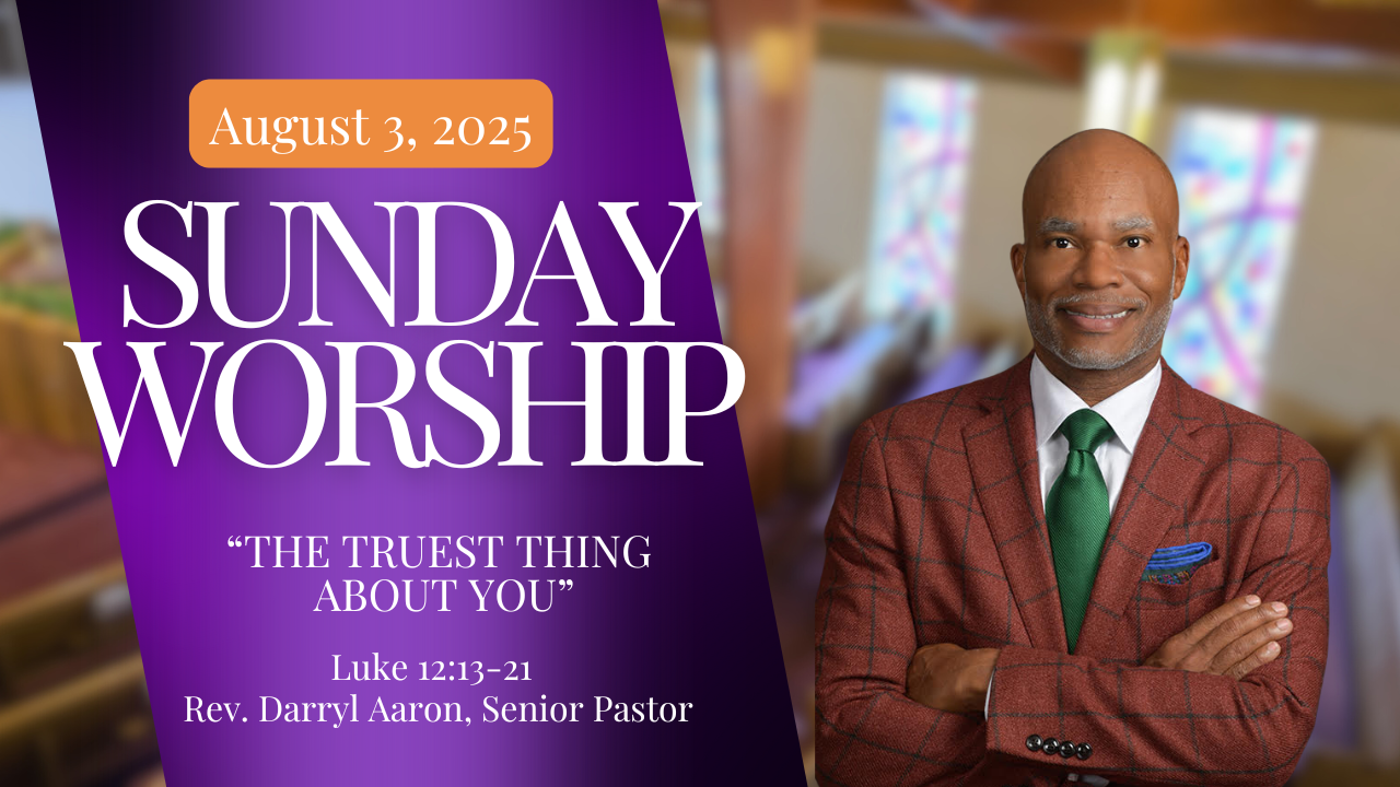 Rev Aaron and title of sermon